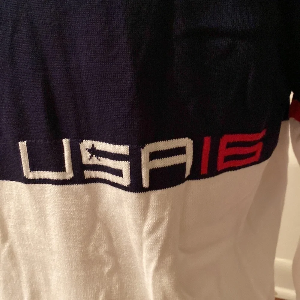 NWT RLX Ralph Lauren Men’s Extra Large USA Golf 2016 Ryder Cup Pullover Sweater
